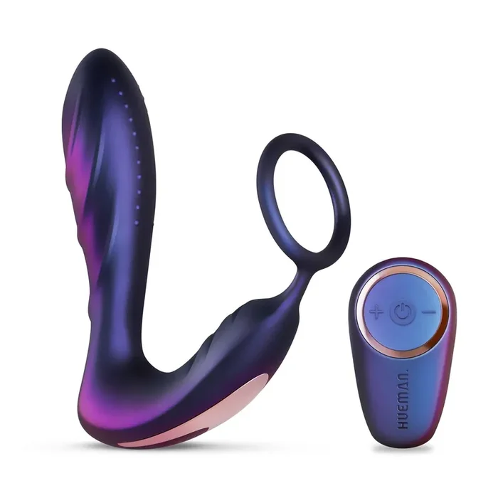 Hueman – Black Hole Analvibrator Mit Penisring
