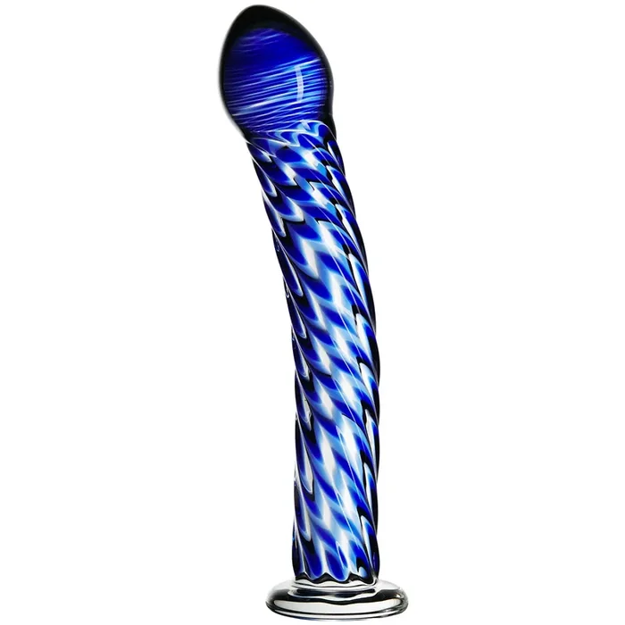 Icicles No 29 Blauer Glasdildo 19 cm
