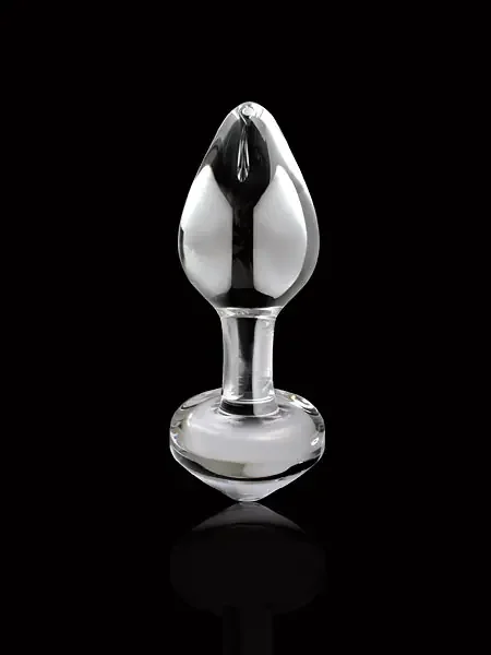 Icicles No. 44 Glas-Analplug, transparent