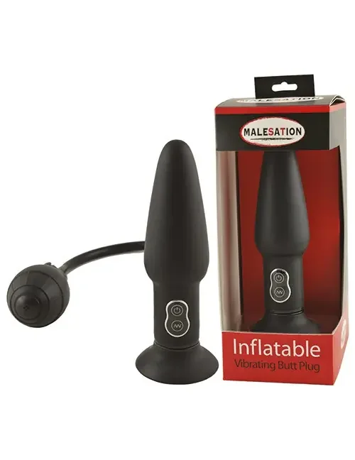 Inflatable Butt Plug with Vibration