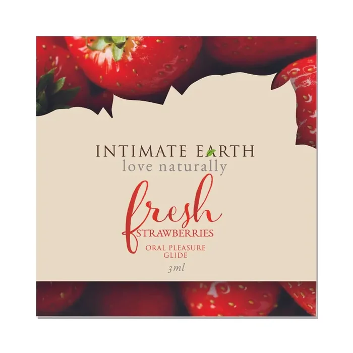 Intimate Earth – Natural Flavors Glide Fresh Strawberries Fo