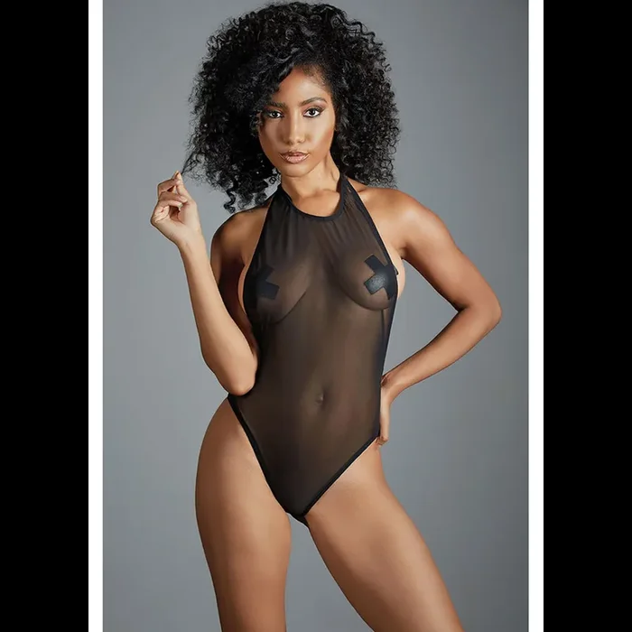 Jasmine – Sheer Mesh Teddy – One Size