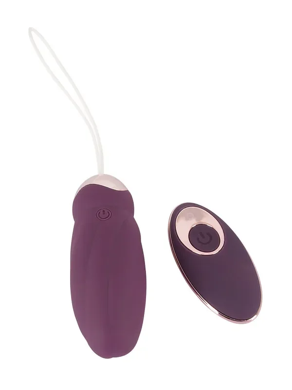 Javida Rotating Love Ball Vibro-Ei mit Fernbedienung, lila