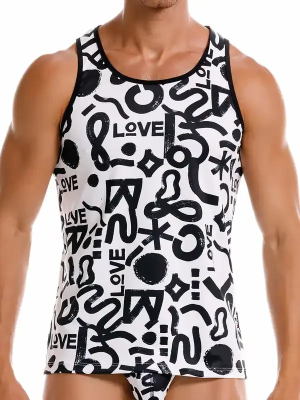 JOR Love Tank Top, schwarz/weiß