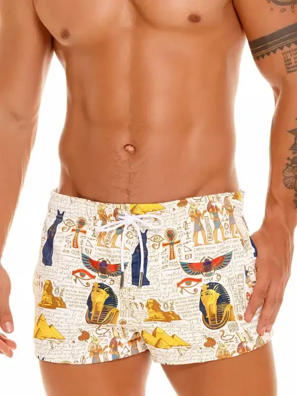 JOR Osiris Beach Mini Shorts, printed