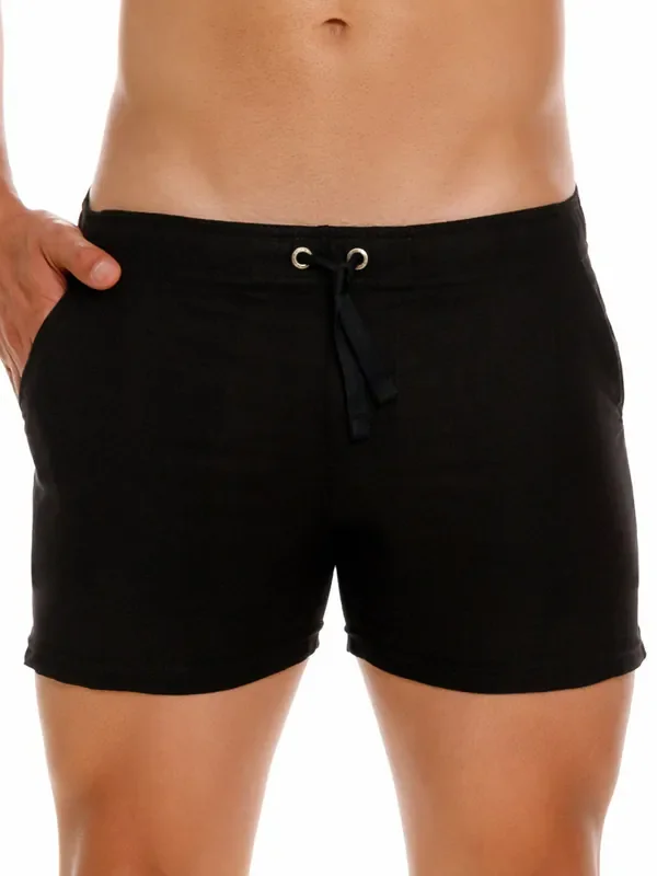 JOR Soul Short aus Leinen, schwarz