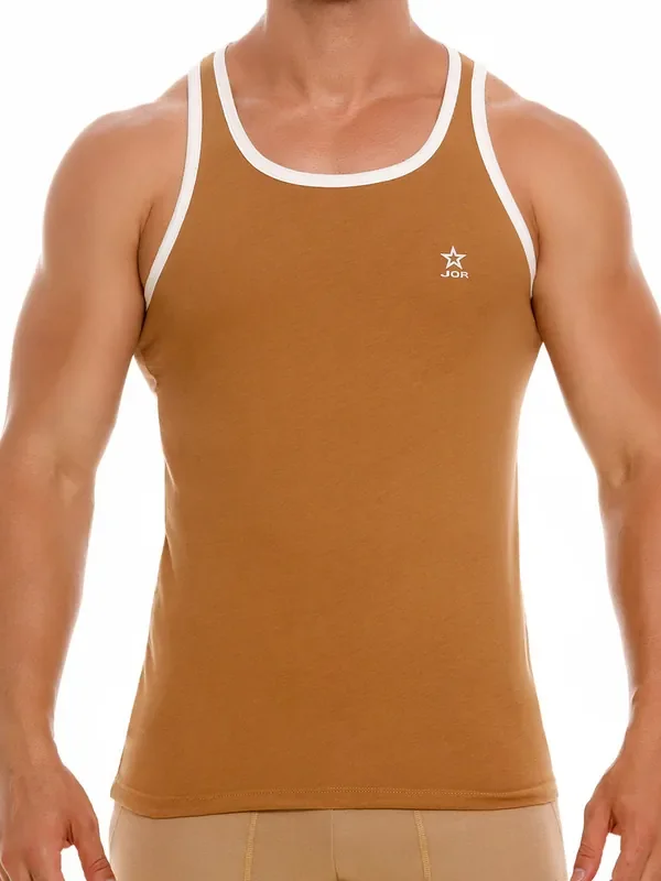 JOR Varsity Tank Top, braun