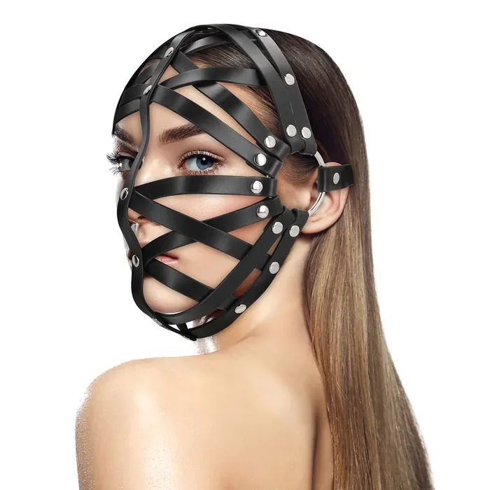 Käfigmaske – Schwarz