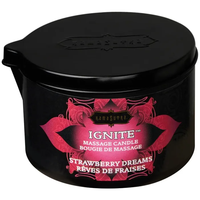 Kama Sutra Ignite Strawberry Dreams Massagekerze 170g