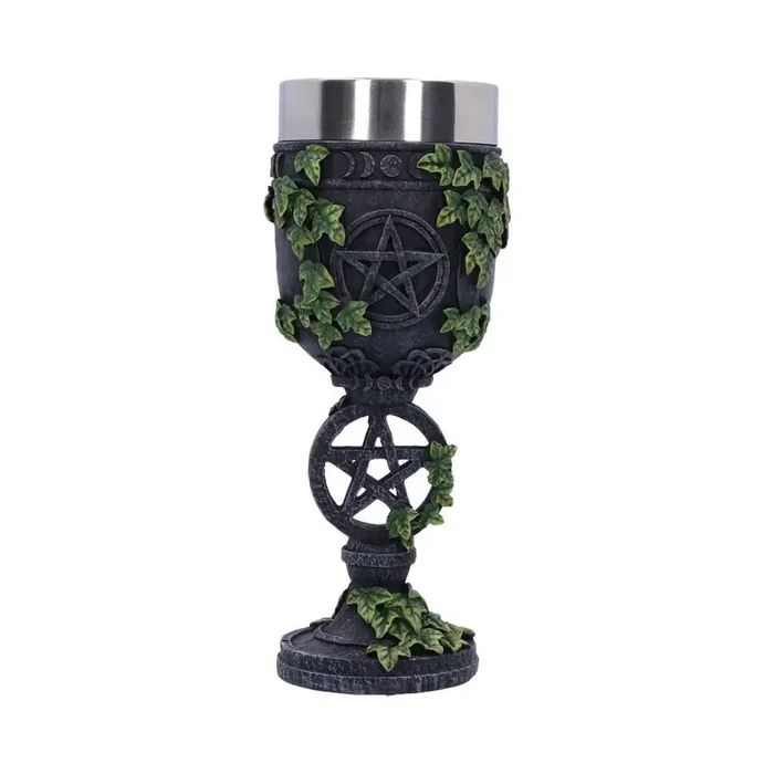 Kelch mit umranktem Pentagramm