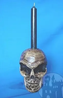 Kerzenständer Totenkopf