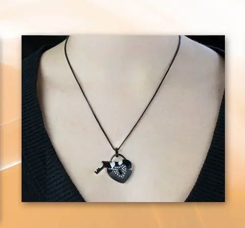 Kette mit Anhänger ‘Chain and Lock‘