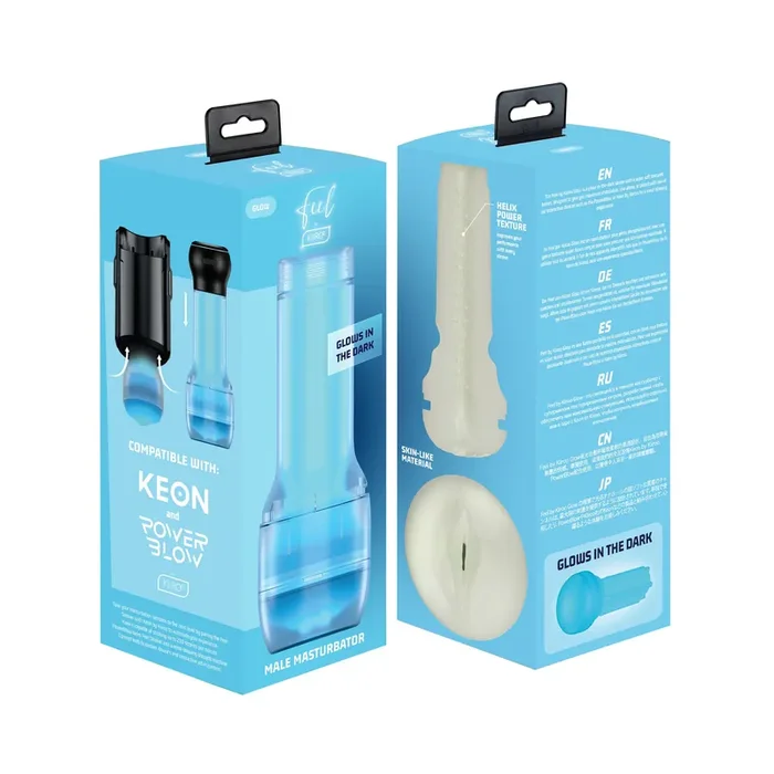 Kiiroo – FeelGlow Stroker – Schwarz Leuchtet im Dunkeln