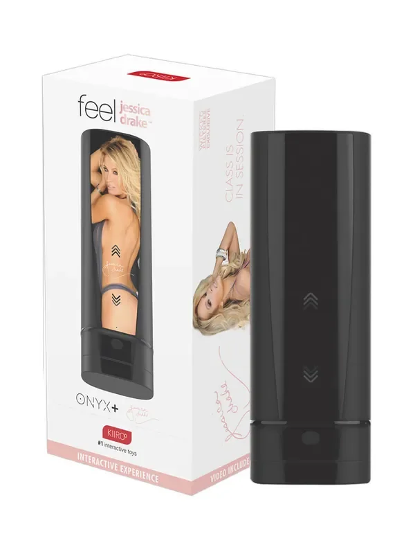 Kiiroo Onyx+ Feel Jessica Drake Masturbator, schwarz