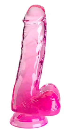 King Cock Clear 6“ Cock with Balls (17,8 cm, Ø 3,8 cm)