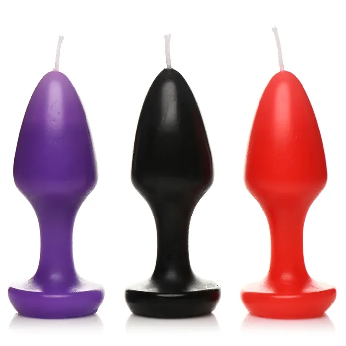 Kink Inferno – Drip Candles – Black/Purple/Red