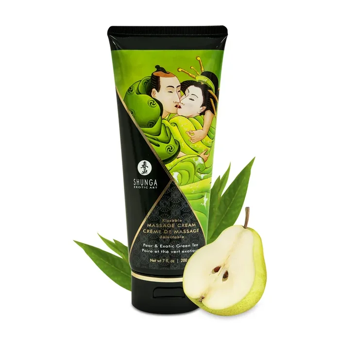 Kissable Massage Cream – Pear and Exotic Green Tea – 7 floz / 200 ml
