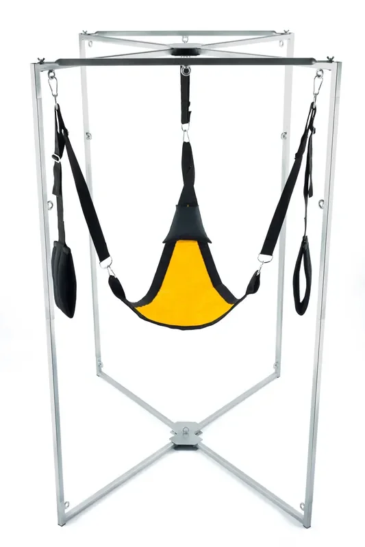 Kit Sling Stoff Dreieck Gelb-Schwarz Armatur Grau