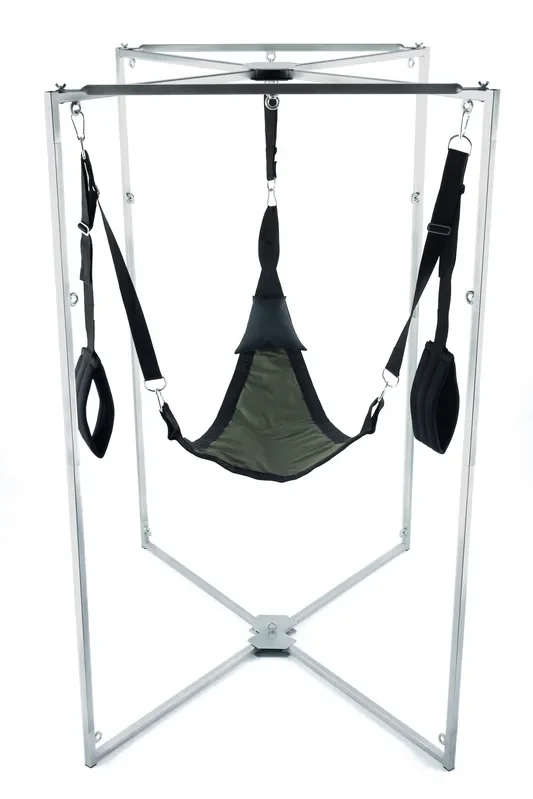 Kit Sling Stoff Dreieck Kaki-schwarz Armatur Grau