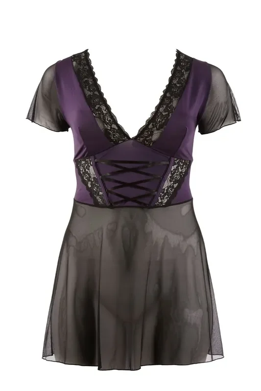 Kleid in Übergröße – Lila