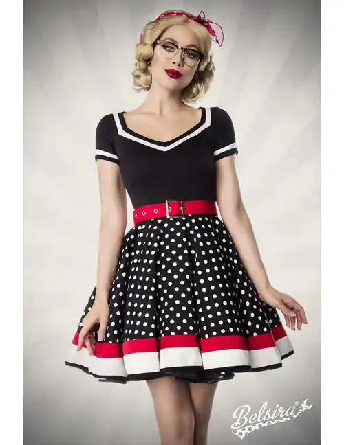 Kleid mit Gürtel