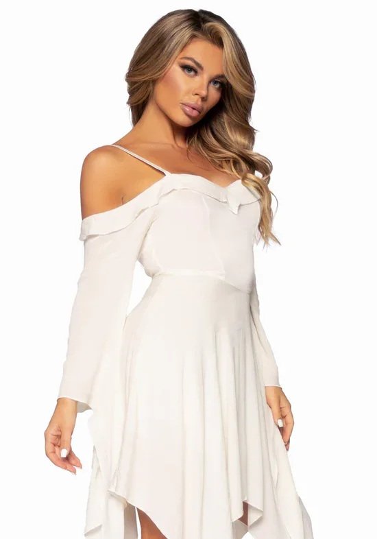 Kleid mit weiten Glockenärmel