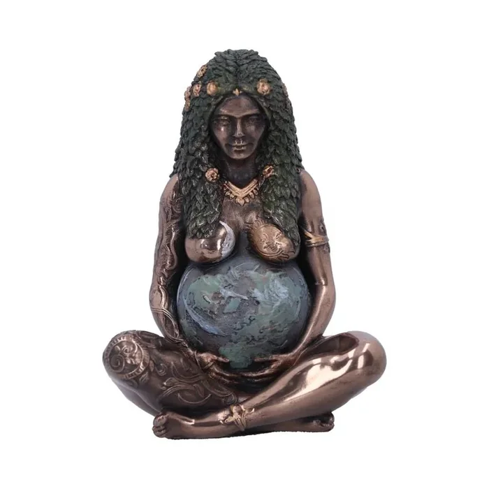 Kleine Figur Mutter Erde – Bronzefarben