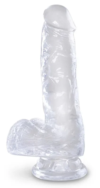 König Schwanz transparent Dildo 13,5 x 3,5cm