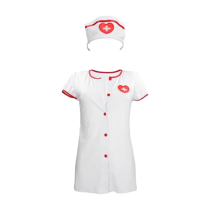 Krankenschwester Kostüm – S/M – Weiß