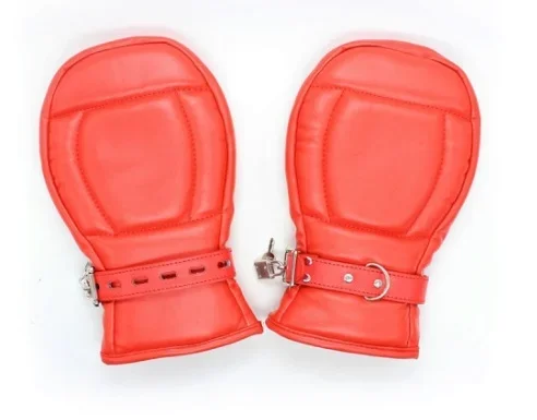 Kunstleder Handschuh-Fesseln