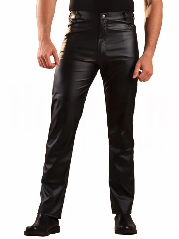 Kunstlederjeans (Grösse: XXL)