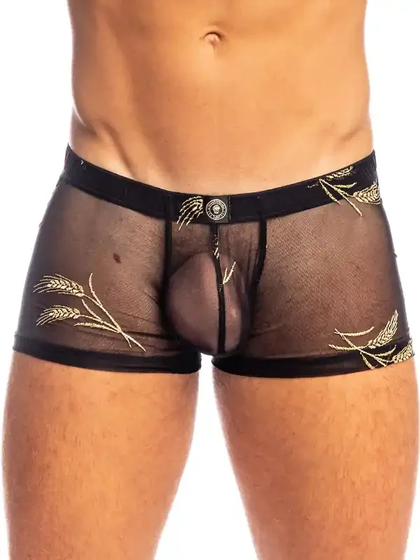 L‘Homme Epi D‘Or Push-Up Shorty, schwarz/gold