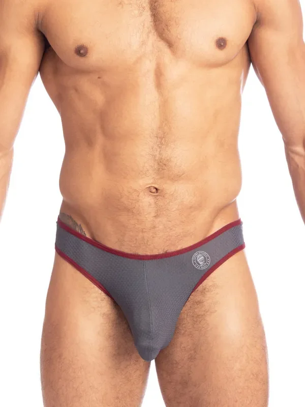 L‘Homme Moondust Bikini String, perlgrau