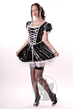 Lack Gothic-Lolita Minikleid