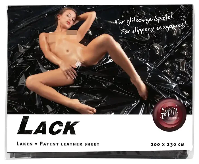 Lack Laken schwarz, lila oder weiß