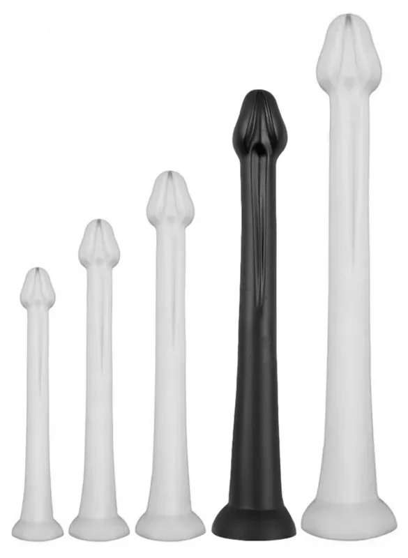 Langer Dildo Whale Dildo XL 48 x 7cm – Spitze 5.5cm Schwarz