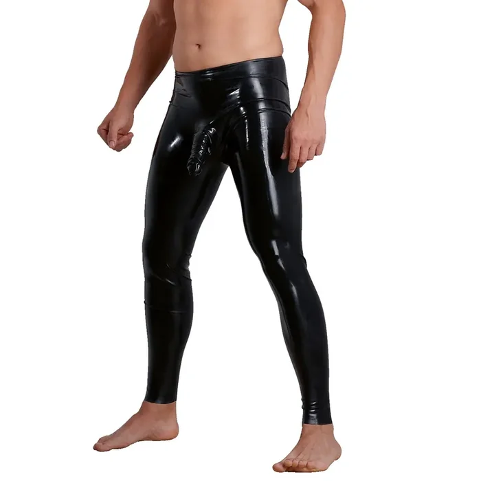 Late X Latexhose mit Penis-Sleeve Herren