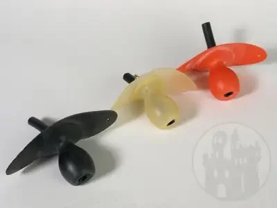 Latex Birnenknebel mit Atemloch