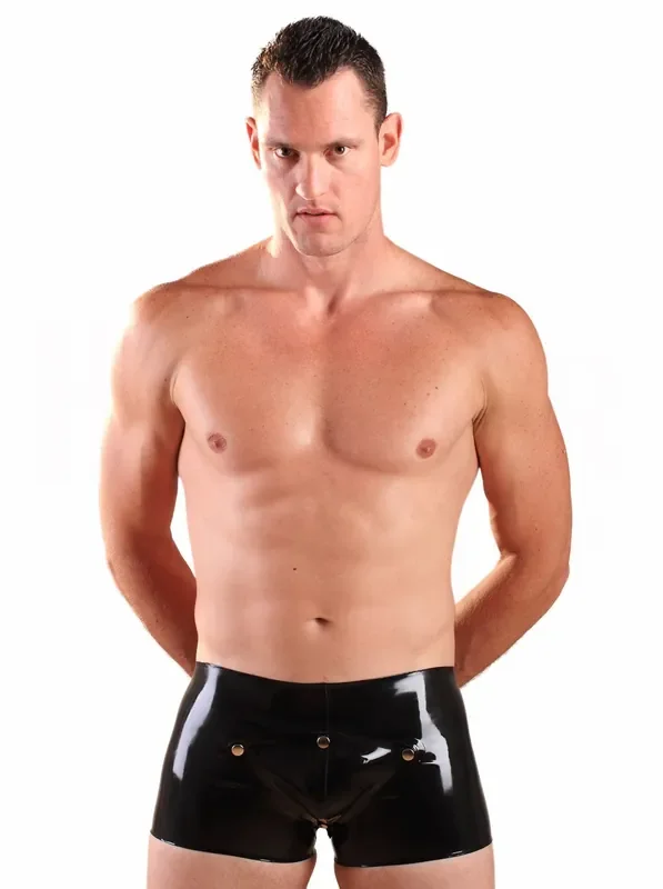 Latex Boxershort m. abnehmbarer Front