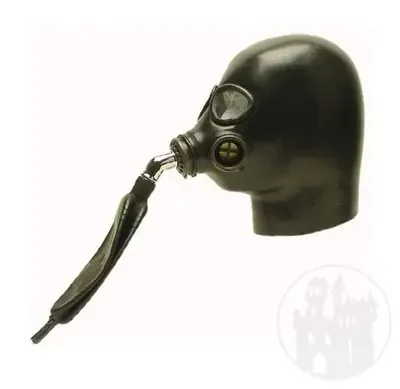 Latex Gasmaske mit Luftreduzierungsventil