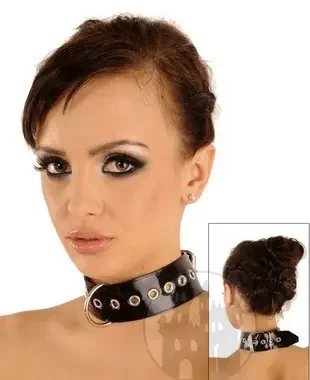 Latex Halsband schlicht