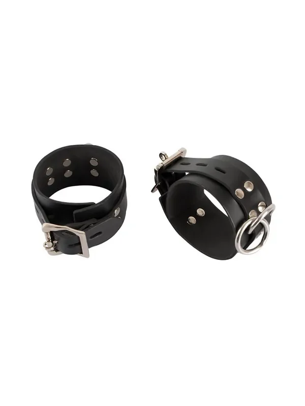 Latex-Handfesseln Heavy, schwarz