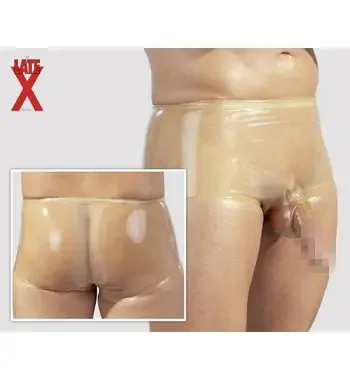 Latex Herren Pants transparent