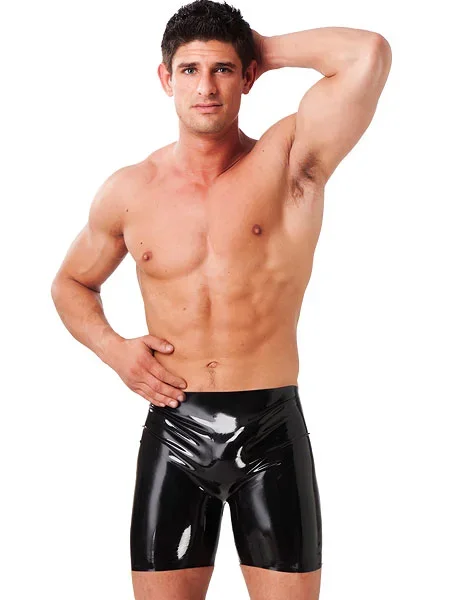 Latex-Herrenradler, schwarz