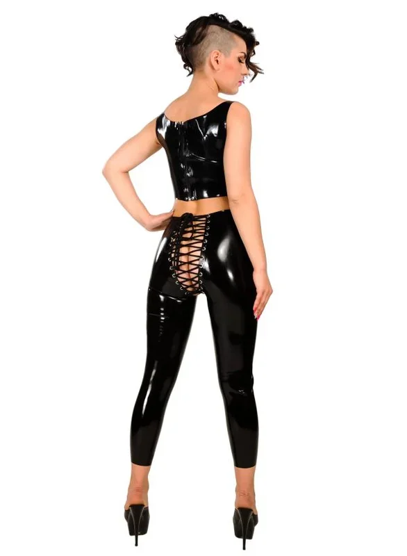 Latex Hose für Damen mit Schnürung