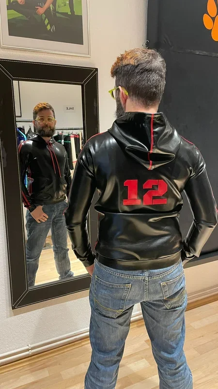 Latex Kapuzenpullover