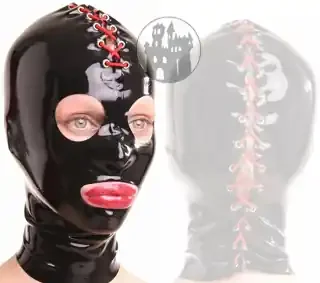 Latex Maske – Zierschnürung
