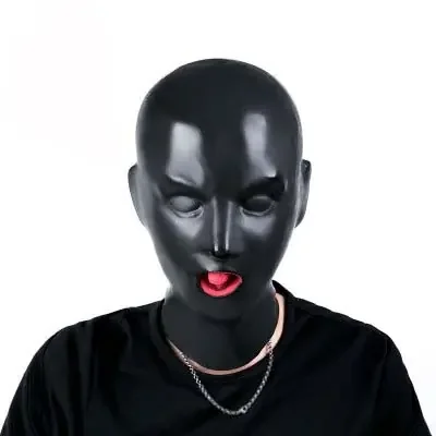 Latex Maske mit Mundauskleidung