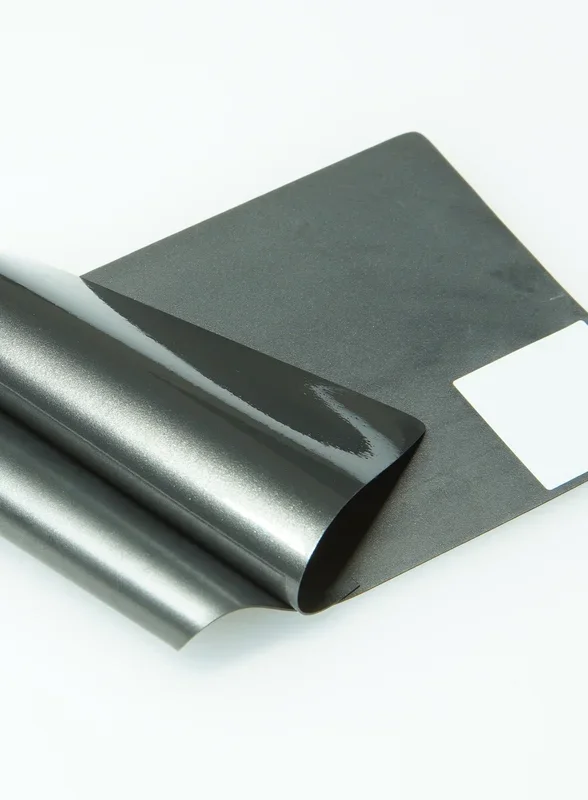 Latex Meterware – metallic dunkelgrau
