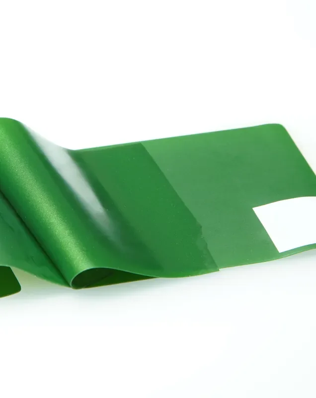 Latex Meterware – metallic grün